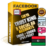 SUPER TRUST KING Libyan Facebook Ad Accounts - 5 Ad Accounts on King Profile