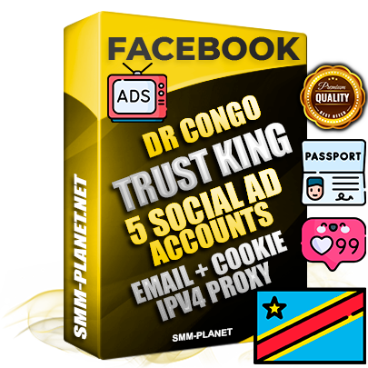 SUPER TRUST KING DR Congo Facebook Ad Accounts - 5 Ad Accounts on King Profile