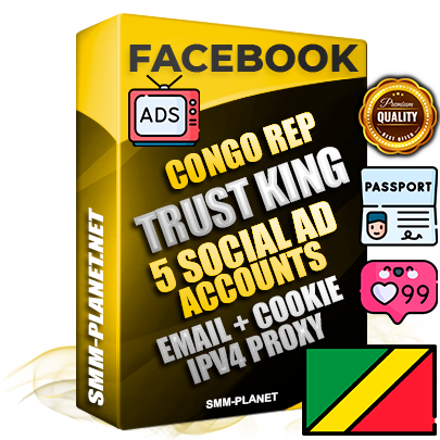 SUPER TRUST KING Congo Rep Facebook Ad Accounts - 5 Ad Accounts on King Profile