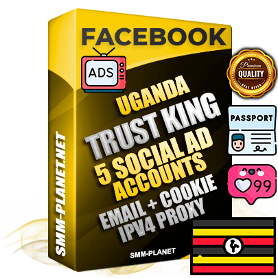 SUPER TRUST KING Ugandan Facebook Ad Accounts - 5 Ad Accounts on King Profile