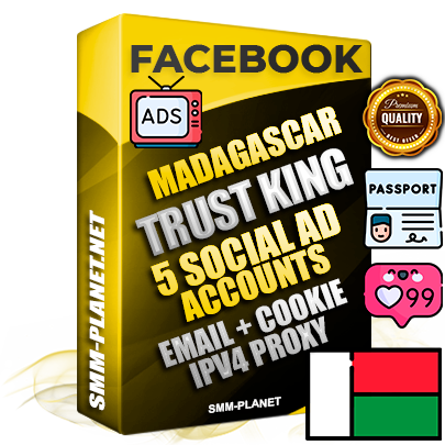 SUPER TRUST KING Madagascar Facebook Ad Accounts - 5 Ad Accounts on King Profile