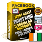 SUPER TRUST KING Ivorian Facebook Ad Accounts - 5 Ad Accounts on King Profile
