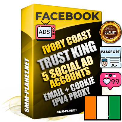 SUPER TRUST KING Ivorian Facebook Ad Accounts - 5 Ad Accounts on King Profile