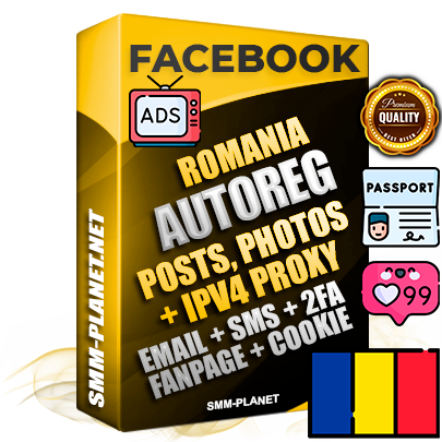 Ultimate Romanian PREMIUM AutoReg Facebook Accounts - Fully Loaded (Posts : Multi-Photos : Info)