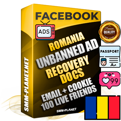 Premium Romanian Unbanned FB Ad Accounts with Recovery Docs