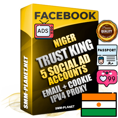 SUPER TRUST KING Nigerien Facebook Ad Accounts - 5 Ad Accounts on King Profile