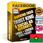 SUPER TRUST KING Burkinabè Facebook Ad Accounts - 5 Ad Accounts on King Profile