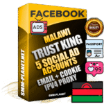SUPER TRUST KING Malawian Facebook Ad Accounts - 5 Ad Accounts on King Profile