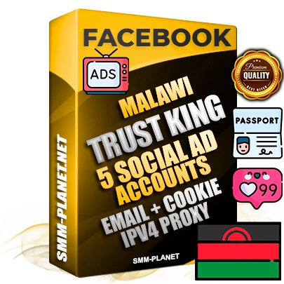 SUPER TRUST KING Malawian Facebook Ad Accounts - 5 Ad Accounts on King Profile