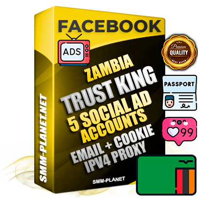SUPER TRUST KING Zambian Facebook Ad Accounts - 5 Ad Accounts on King Profile
