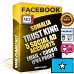 SUPER TRUST KING Somali Facebook Ad Accounts - 5 Ad Accounts on King Profile