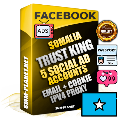 SUPER TRUST KING Somali Facebook Ad Accounts - 5 Ad Accounts on King Profile