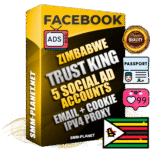 SUPER TRUST KING Zimbabwean Facebook Ad Accounts - 5 Ad Accounts on King Profile