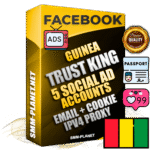 SUPER TRUST KING Guinean Facebook Ad Accounts - 5 Ad Accounts on King Profile