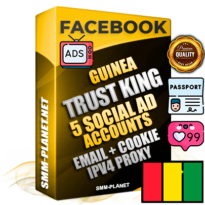 SUPER TRUST KING Guinean Facebook Ad Accounts - 5 Ad Accounts on King Profile