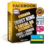 SUPER TRUST KING Rwandan Facebook Ad Accounts - 5 Ad Accounts on King Profile