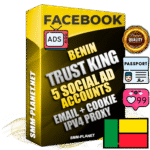 SUPER TRUST KING Beninese Facebook Ad Accounts - 5 Ad Accounts on King Profile