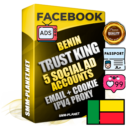 SUPER TRUST KING Beninese Facebook Ad Accounts - 5 Ad Accounts on King Profile