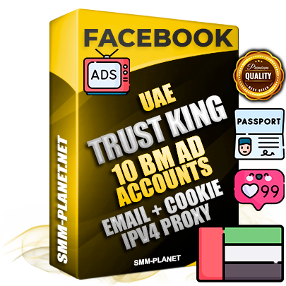 SUPER TRUST KING UAE Facebook Ad Accounts - 10 BM Ad Accounts