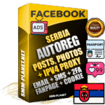 Ultimate Serbian PREMIUM AutoReg Facebook Accounts - Fully Loaded (Posts : Multi-Photos : Info)