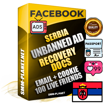 Premium Serbian Unbanned FB Ad Accounts with Recovery Docs