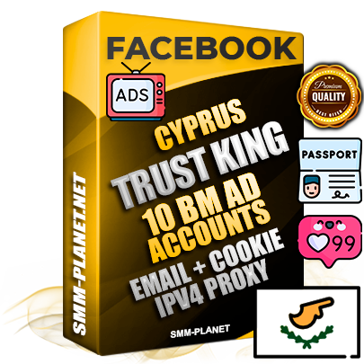 SUPER TRUST KING Cyprus Facebook Ad Accounts - 10 BM Ad Accounts