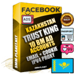 SUPER TRUST KING Kazakh Facebook Ad Accounts - 10 BM Ad Accounts