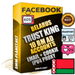SUPER TRUST KING Belarusian Facebook Ad Accounts - 10 BM Ad Accounts