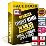 SUPER TRUST KING Georgian Facebook Ad Accounts - 10 BM Ad Accounts
