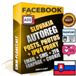 Ultimate Slovak PREMIUM AutoReg Facebook Accounts - Fully Loaded (Posts : Multi-Photos : Info)