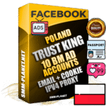SUPER TRUST KING Polish Facebook Ad Accounts - 10 BM Ad Accounts
