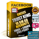 SUPER TRUST KING Greek Facebook Ad Accounts - 10 BM Ad Accounts