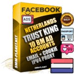 SUPER TRUST KING Dutch Facebook Ad Accounts - 10 BM Ad Accounts