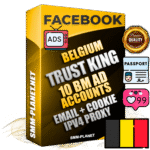 SUPER TRUST KING Belgian Facebook Ad Accounts - 10 BM Ad Accounts