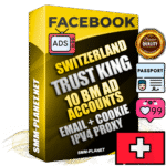SUPER TRUST KING Swiss Facebook Ad Accounts - 10 BM Ad Accounts