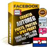 Ultimate Croatian PREMIUM AutoReg Facebook Accounts - Fully Loaded (Posts : Multi-Photos : Info)