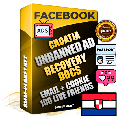 Premium Croatian Unbanned FB Ad Accounts with Recovery Docs