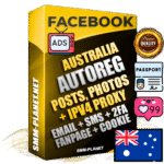 Ultimate Australian PREMIUM AutoReg Facebook Accounts - Fully Loaded (Posts : Multi-Photos : Info)