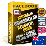 Premium Australian Unbanned FB Ad Accounts with Recovery Docs