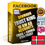 SUPER TRUST KING Danish Facebook Ad Accounts - 10 BM Ad Accounts