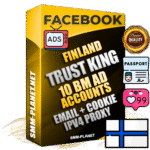 SUPER TRUST KING Finnish Facebook Ad Accounts - 10 BM Ad Accounts