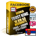 SUPER TRUST KING Serbian Facebook Ad Accounts - 10 BM Ad Accounts
