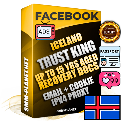 SUPER TRUST KING Icelandic Facebook Ad Accounts