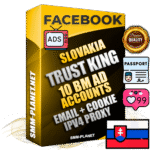 SUPER TRUST KING Slovak Facebook Ad Accounts - 10 BM Ad Accounts