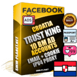SUPER TRUST KING Croatian Facebook Ad Accounts - 10 BM Ad Accounts