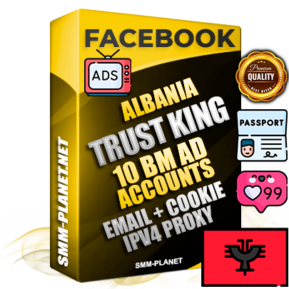 SUPER TRUST KING Albanian Facebook Ad Accounts - 10 BM Ad Accounts