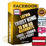 SUPER TRUST KING Latvian Facebook Ad Accounts - 10 BM Ad Accounts