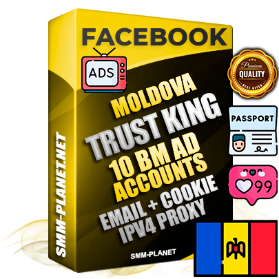 SUPER TRUST KING Moldovan Facebook Ad Accounts - 10 BM Ad Accounts