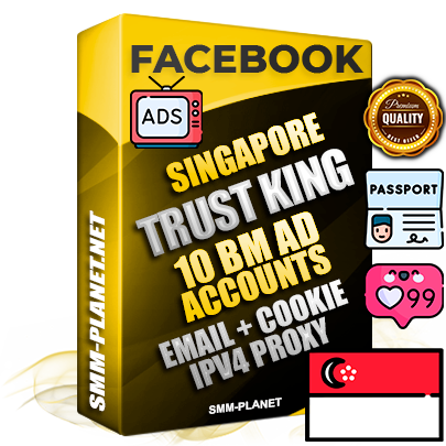 SUPER TRUST KING Singapore Facebook Ad Accounts - 10 BM Ad Accounts