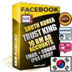 SUPER TRUST KING Korean Facebook Ad Accounts - 10 BM Ad Accounts